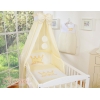 Set Biancheria da Letto con Baldacchino e Paracolpi 11 parti Creme Little Prince/Princess