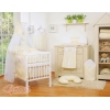 Set Biancheria da Letto con Baldacchino e Paracolpi 11 parti Creme Little Prince/Princess