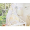 Set Biancheria da Letto con Baldacchino e Paracolpi 11 parti Creme Little Prince/Princess