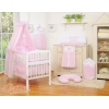 Set Biancheria da Letto con Baldacchino e Paracolpi 11 parti Rosa Little Prince/Princess