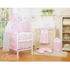 Set Biancheria da Letto con Baldacchino e Paracolpi 11 parti Rosa Little Prince/Princess