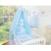 Set Biancheria da Letto con Baldacchino e Sacco Nanna 11 parti Blu Little Prince/Princess