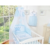Set Biancheria da Letto con Baldacchino e Sacco Nanna 11 parti Blu Little Prince/Princess