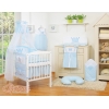 Set Biancheria da Letto con Baldacchino e Sacco Nanna 11 parti Blu Little Prince/Princess