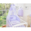 Set Biancheria da Letto con Baldacchino e Sacco Nanna 11 parti Lilla Little Prince/Princess