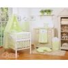 Set Biancheria da Letto con Baldacchino e Sacco Nanna 11 parti Verde Little Prince/Princess