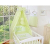 Set Biancheria da Letto con Baldacchino e Sacco Nanna 11 parti Verde Little Prince/Princess