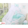 Set Biancheria da Letto con Zanzariera 5 parti Menta Little Prince/Princess