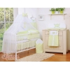 Set Biancheria da Letto con Zanzariera 5 parti Verde Little Prince/Princess