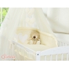 Set Biancheria da Letto con Zanzariera e Paracolpi 11 parti Creme Cuori