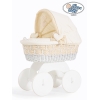 Set Biancheria di Ricambio per Culla in Vimini 4 parti Isabella