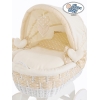 Set Biancheria di Ricambio per Culla in Vimini 4 parti Isabella