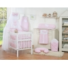 Set Biancheria Notte 7 parti Para Bambino Rosa a Scacchi Cuori