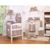 Set Biancheria Notte 7 parti Para Neonato Marrone Cuori