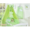 Set Biancheria Notte 7 parti Para Neonato Verde Cuori