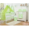 Set Biancheria Notte 7 parti Para Neonato Verde Cuori