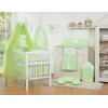 Set Biancheria Notte 7 parti Para Neonato Verde Cuori