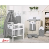 Set Biancheria Notte Para Neonato 11 parti Antracite Little Prince/Princess