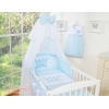 Set Biancheria Notte Para Neonato 11 parti Blu Little Prince/Princess