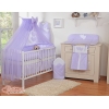 Set Biancheria Notte Para Neonato 11 parti Lilla Cuori