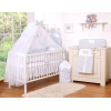 Set Biancheria Notte Para Neonato 11 parti Nero Pois Bianchi Cuori