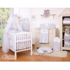 Set Biancheria Notte Para Neonato 11 parti Nero Pois Bianchi Cuori