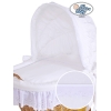 Set Biancheria per Culla in Vimini 2 parti Carlotta