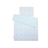 Set Biancheria per Lettino 100x135 2 parti - Mini Blu Farfalle
