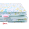 Set Biancheria per Lettino 100x135 2 parti - Mini Blu Farfalle