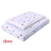 Set Biancheria per Lettino 100x135 2 parti - Mini Grigio Blu Stelle
