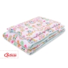Set Biancheria per Lettino 100x135 2 parti - Mini Gufi