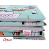 Set Biancheria per Lettino 100x135 2 parti - Mini Menta Navi