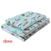 Set Biancheria per Lettino 100x135 2 parti - Mini Menta Navi