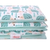 Set Biancheria per Lettino 100x135 2 parti - Mini Menta Riccio