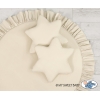 Set di 2 Cuscini per Baldacchino Beige