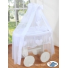 Set di Biancheria da Letto di Ricambio per Culla in Vimini