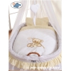 Set di Biancheria da Letto di Ricambio per Culla in Vimini