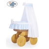 Set di Biancheria da Letto di Ricambio per Culla in Vimini