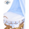 Set di Biancheria per Culla con Baldacchino 4 parti Isabella