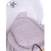 Set di Biancheria per Culla con Cappottina 4 parti Jasmine