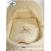 Set di Biancheria per Culla con Cappuccio 4 parti Beige
