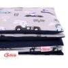 Set Doppia Faccia Biancheria da Letto 140x200cm 2 parti - Junior Dinos
