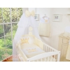 Set Lenzuolo da Letto con Zanzariera e Paracolpi 11 parti Creme Little Prince/Princess