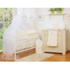 Set Lenzuolo da Letto con Zanzariera e Paracolpi 11 parti Creme Little Prince/Princess
