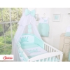 Set Lenzuolo da Letto con Zanzariera e Paracolpi 11 parti Menta Little Prince/Princess