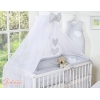Set Lenzuolo per Neonato 5 parti Grigio Cuori