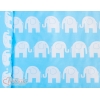 Set Lettino Aperto con Materassino e Biancheria Blu