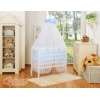 Set Lettino Aperto con Materassino e Biancheria Blu
