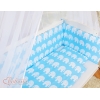 Set Lettino Aperto con Materassino e Biancheria Blu