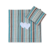 Set per Carrozzina 2 parti Marrone a Strisce Cuori